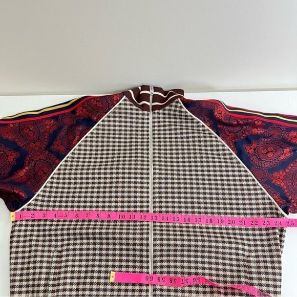 NWT GUCCI MICRO-CHECK AND PAISLEY-PRINT VELVET TRACK JACKET - Picture 12 of 15